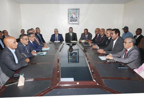 تبادل المهام بين وزير الثقافة محمدولدببانه والوزير السابق الحسين ولد امدو